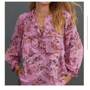 Anthropologie Pilcro button down top